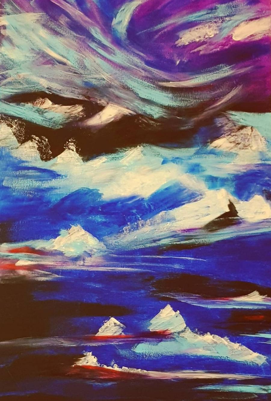 Page logo, painting by me