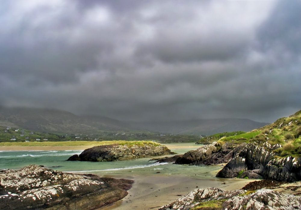Image of stormy beach